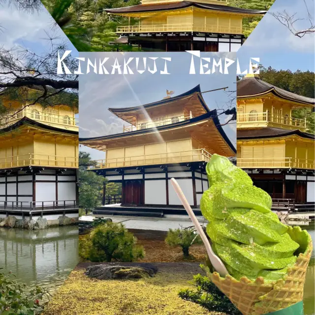วัดทอง Kinkakuji Temple และไอศครีม หน้าวัด
