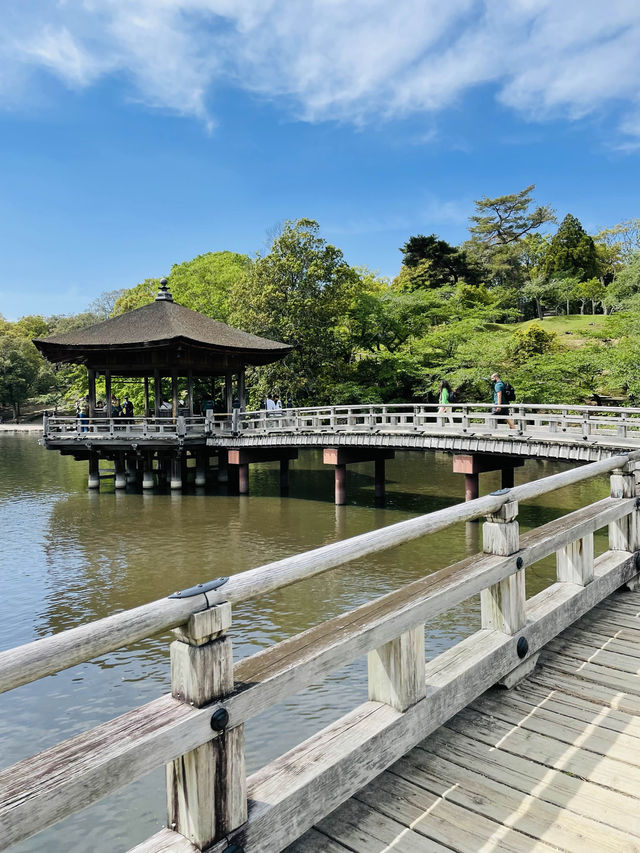 【奈良県】水面に浮かぶ六角形の美しいお堂