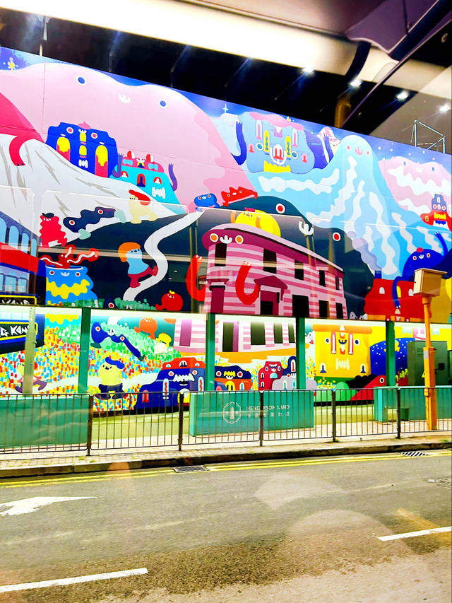 Wall Arts Along Central Pier Hong Kong Wall Arts Along Central Pier Hong Kong