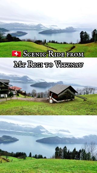 🇨🇭 Scenic Ride from Mount Rigi to Vitznau