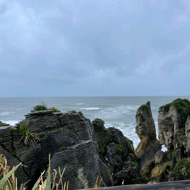 Pancake Rock at Punakaiki New Zealand