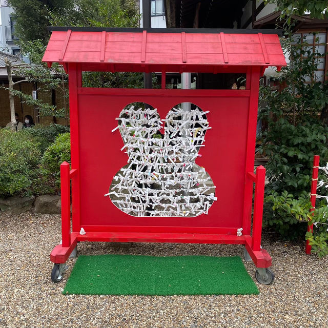 うさぎの絵馬が可愛すぎる🐰神社⛩️