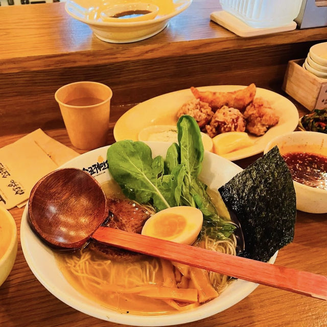 【韓国】ボリューム満点💯ホンデにあるゆずラーメン🍜