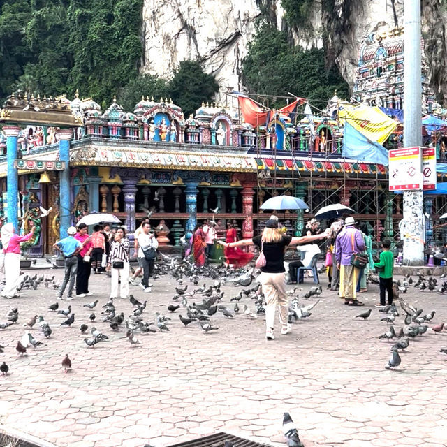🇲🇾バトゥ洞窟🇲🇾で階段チャレンジ🏃‍♀️🏃💨