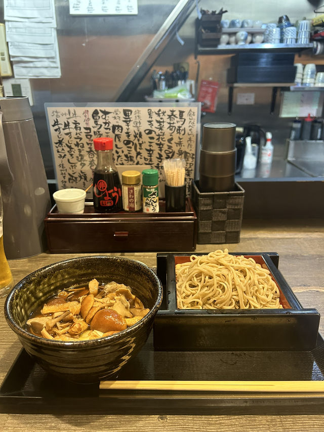 【長野・長野駅そば】絶品のきのこ温つけそば