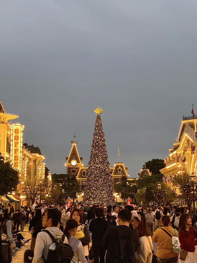 在香港迪士尼樂園的節日夢幻時刻🎄🫧