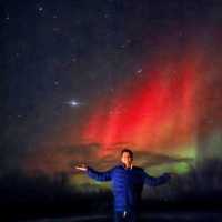 แสงเหนือที่เมือง Kirkenes ประเทศนอร์เวย์ สวัสด