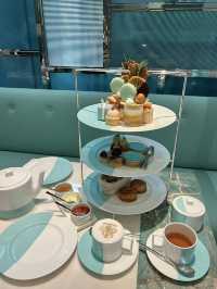 Luxury afternoon tea at Tiffany🩵