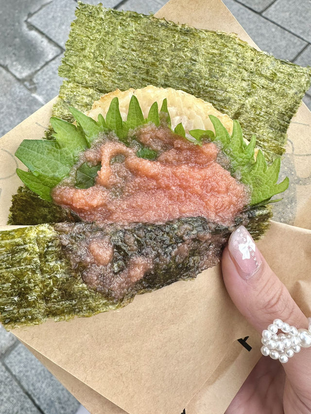 【福岡観光】売り切れ注意❕大人気の太宰府ワンハンド明太子グルメ ˎˊ˗