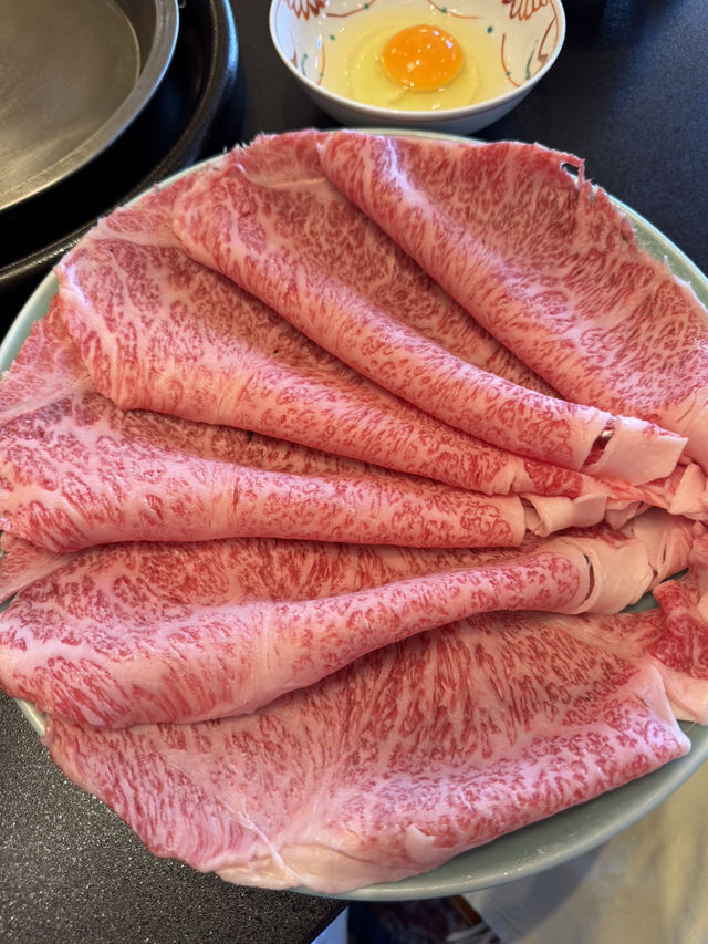 黒毛和牛のすきやき