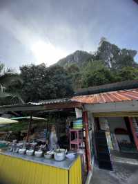 Traditional breakfast in Gunung Reng 