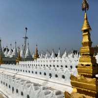 Kuthodaw Pagoda in Mandalay, Myanmar