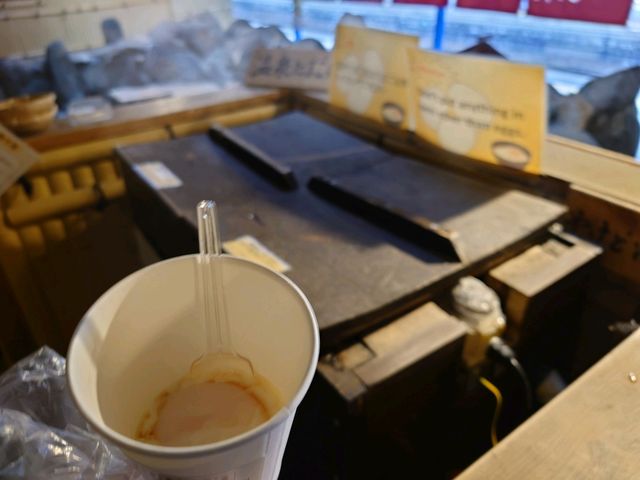 【上諏訪駅】駅で作る温泉たまご！？