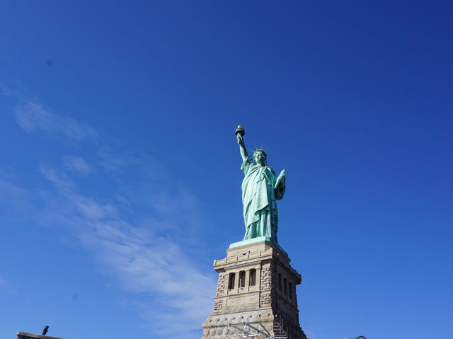 【ニューヨーク🗽】自由の女神を眺めてみた！