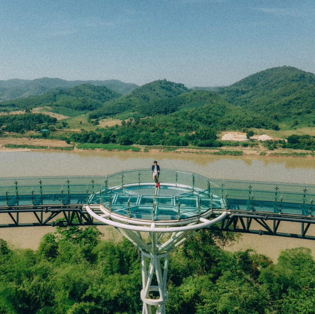 Sky walk เชียงคาน จุดชมวิวแม่น้ำโขง 🏞️✨