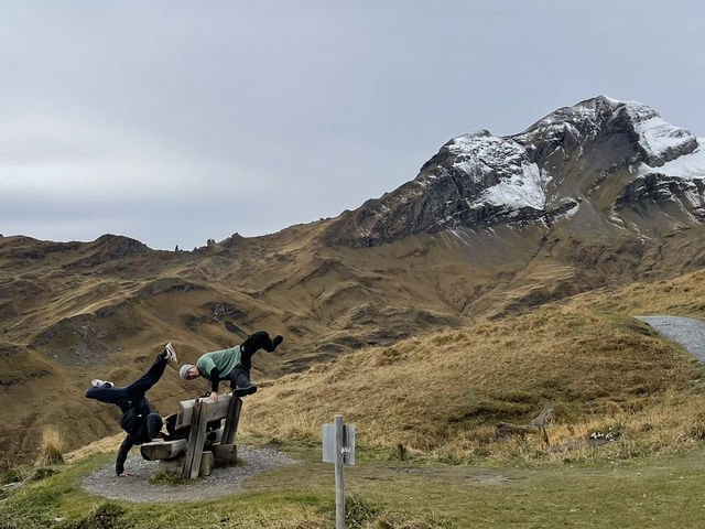 Hiking to New Heights at Grindelwald First