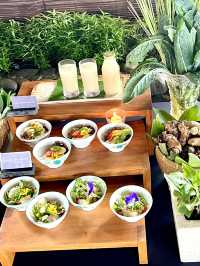 Breakfast buffet ที่โรงแรม Alila Ubud บาหลี