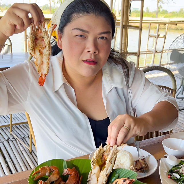 ร้านอาหารอร่อยจริงเด็ดจริง แห่งอัมพวา