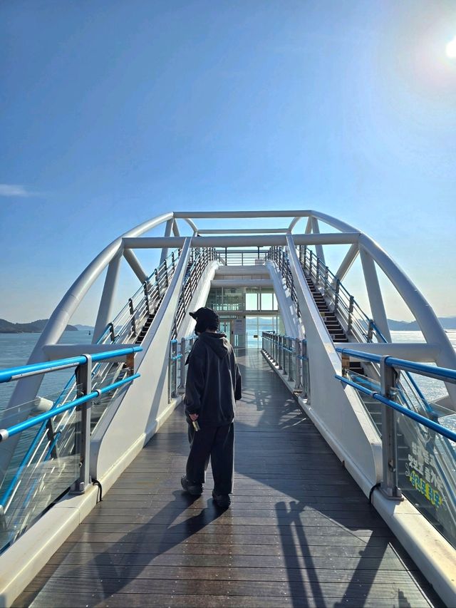 푸른 사천 남해바다를 직관하는 청널전망대🩵