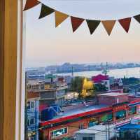 A Cherry Blossom Panorama ☕🌸🌇