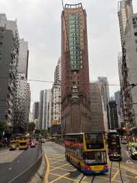 香港島のトラムで市街地観光