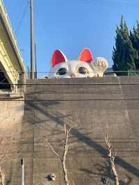 【名古屋景點推薦】 常滑巨大招財貓｜機場順遊的超萌打卡點🐾
