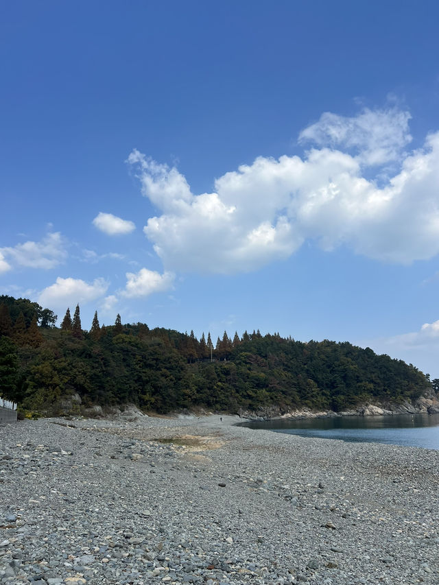 🏖️✨ 만성리해수욕장 (ชายหาดมันซองรี)