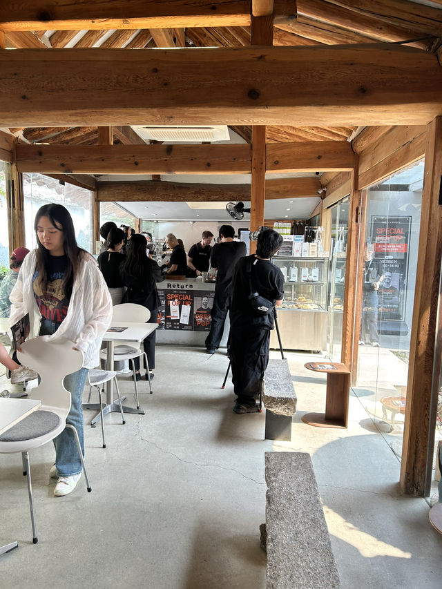 【韓屋カフェ】