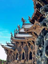 Sanctuary of Truth living wooden art 