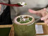 2 hours wait for matcha parfait 😋