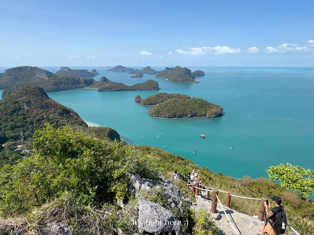 🌅 รีวิวจุดชมวิวผาจันทร์จรัส หมู่เกาะอ่างทอง 🏝️