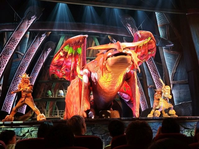 The stage show spectacle at the Majestic Theatre, Universal Studios Beijing