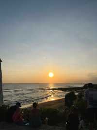 sunset at Luna Beach Club