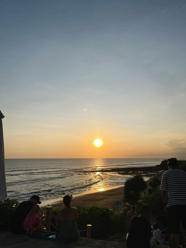 sunset at Luna Beach Club
