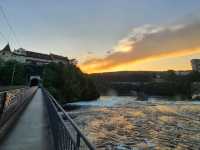 RhineFalls at night
