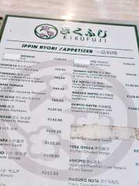 KIKUFUJI ร้านอาหารญี่ปุ่นในกรุงมะนิลา