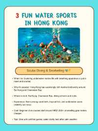 3 Fun water sports in Hongkong 🇭🇰