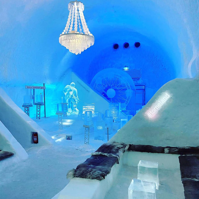 Sleeping on Ice at the Jukkasjärvi Ice Hotel
