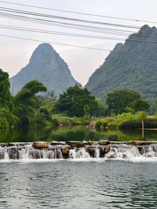 打卡小眾桂林陽朔遇龍河小橋美景🤩
