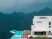 絕美日出日落現代建築景觀「堯珈·望瀑民宿」