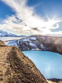 🇮🇸冬日奇景！11月靚爆維堤火山口湖「藍綠地獄」輕鬆打卡攻略