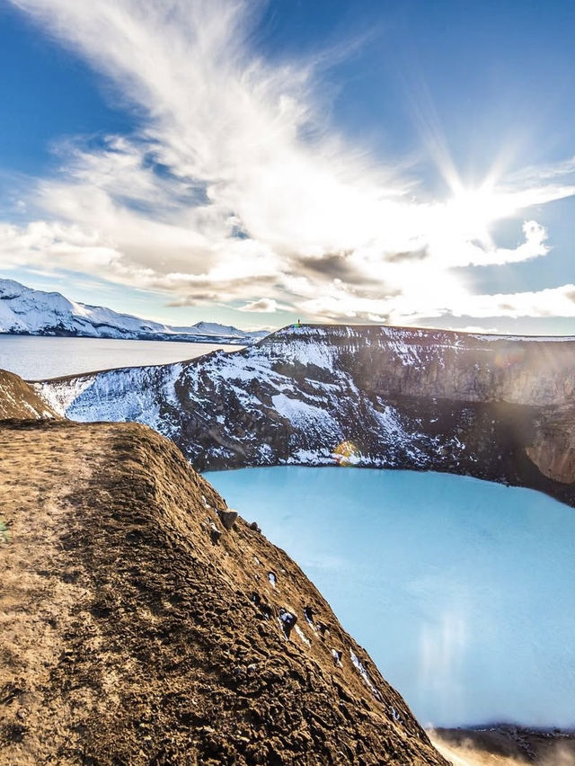 🇮🇸冬日奇景！11月靚爆維堤火山口湖「藍綠地獄」輕鬆打卡攻略