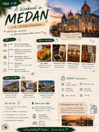 🌆 A Weekend in Medan 🇮🇩48 ชั่วโมงในเมืองที่เต็มไปด้วยวัฒนธรรม อาหารอร่อย และประตูสู่ธรรมชาติ
