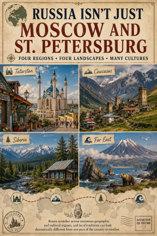 🇷🇺 Russia Is Much More Than Moscow and St. Petersburg.