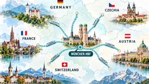 The Ultimate Train Adventure: How Far Can You Go from Munich? 🚆🌍 — traveler post in Ulm