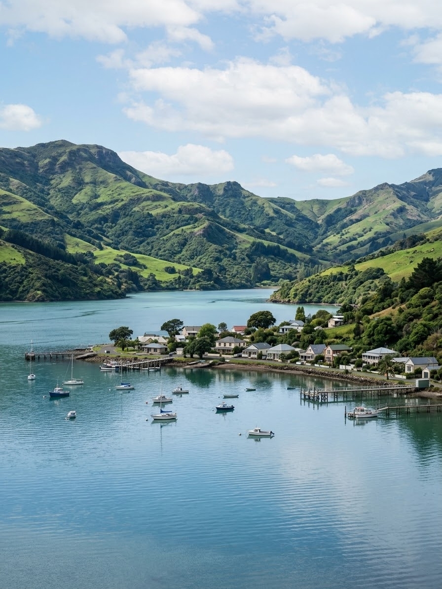 🇫🇷 Akaroa — A bayside village with a French feel 🌷🌊✨