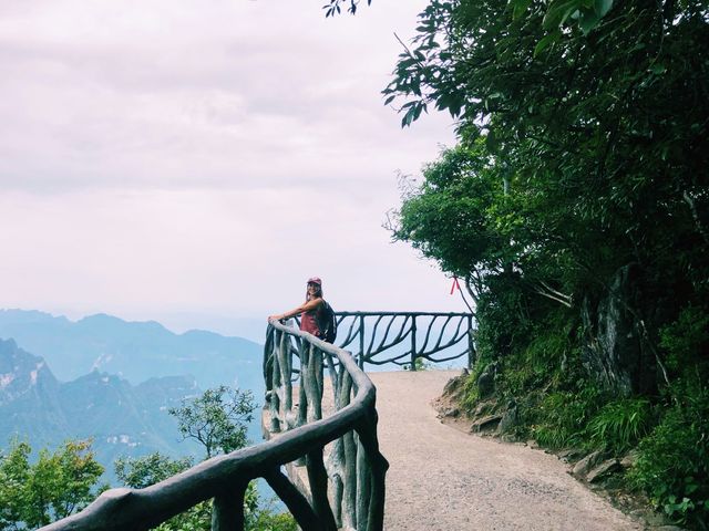 THE CLIFF HANGING WALKWAY😱