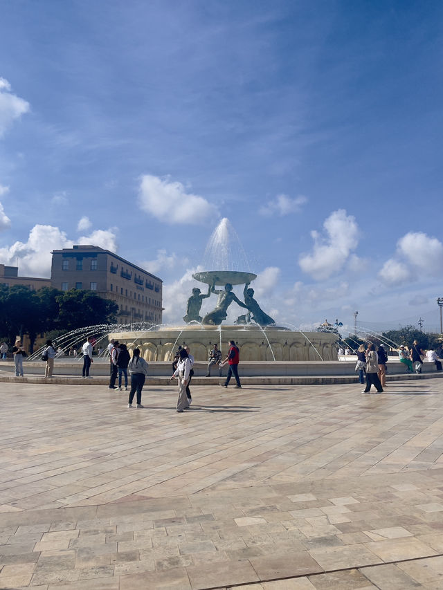 Triton Fountain and Piazza