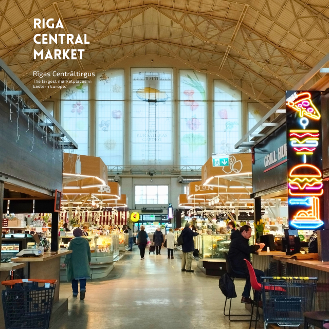 Riga Central Market from airship hangars becomes to market!