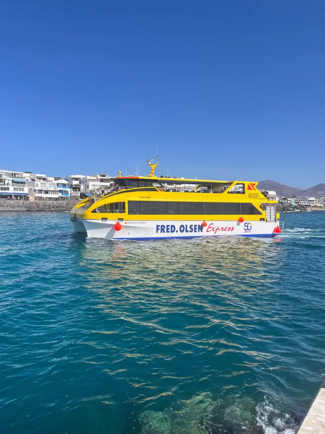 Lanzarote to Fuerteventura by ferry 🇪🇸